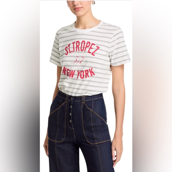 cinq a sept Tops - Cinq a Sept St Tropez New York Shrunken Tee